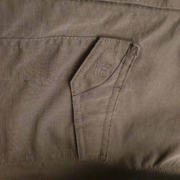 Fast-Tac Short Sleeve Uniform Shirt BLACK - Picture 5 of 8